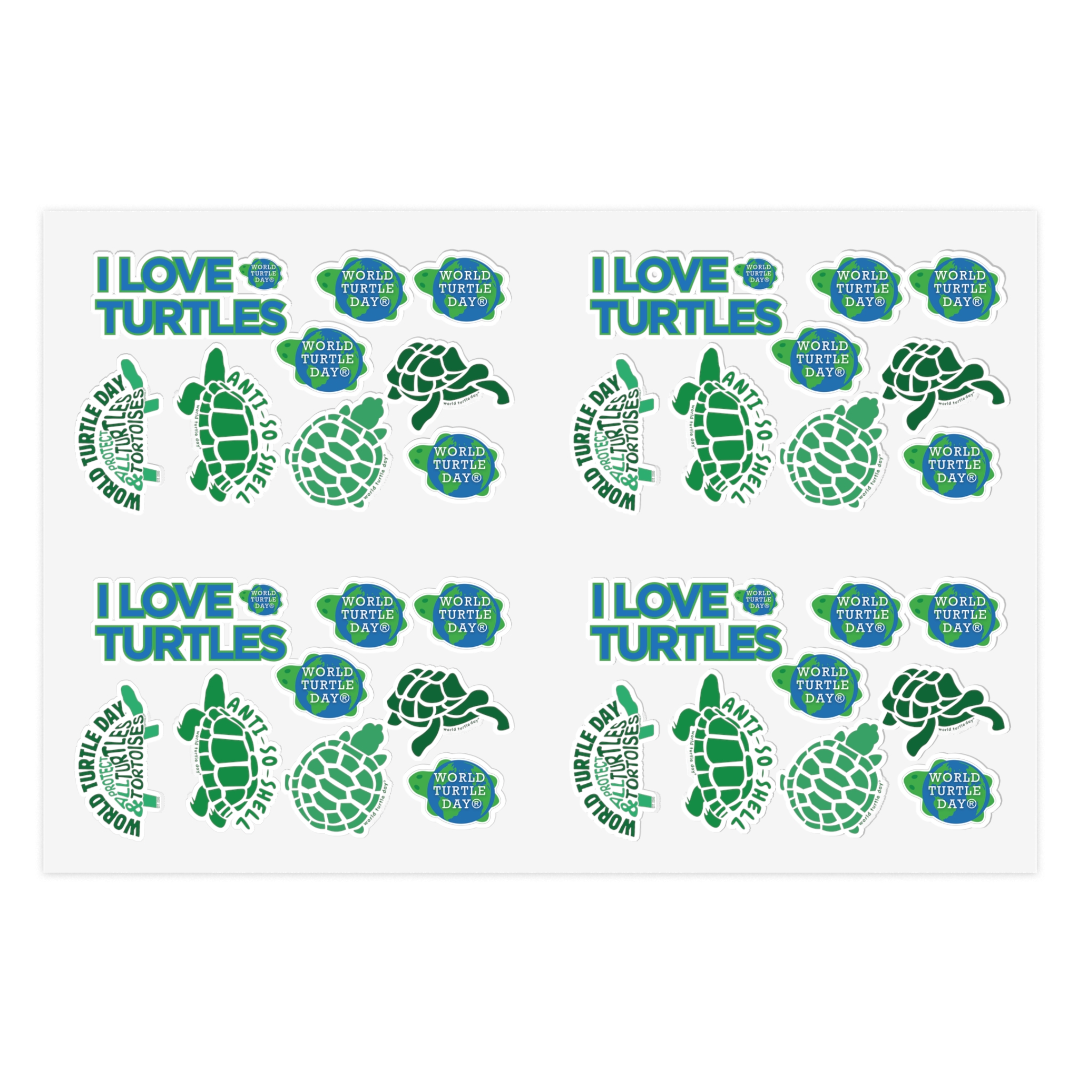 I Love Turtles Sticker Sheet - Image 8
