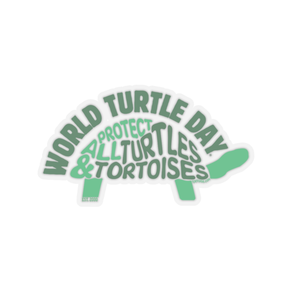 Protect All Turtles and Tortoises Sticker - Image 7