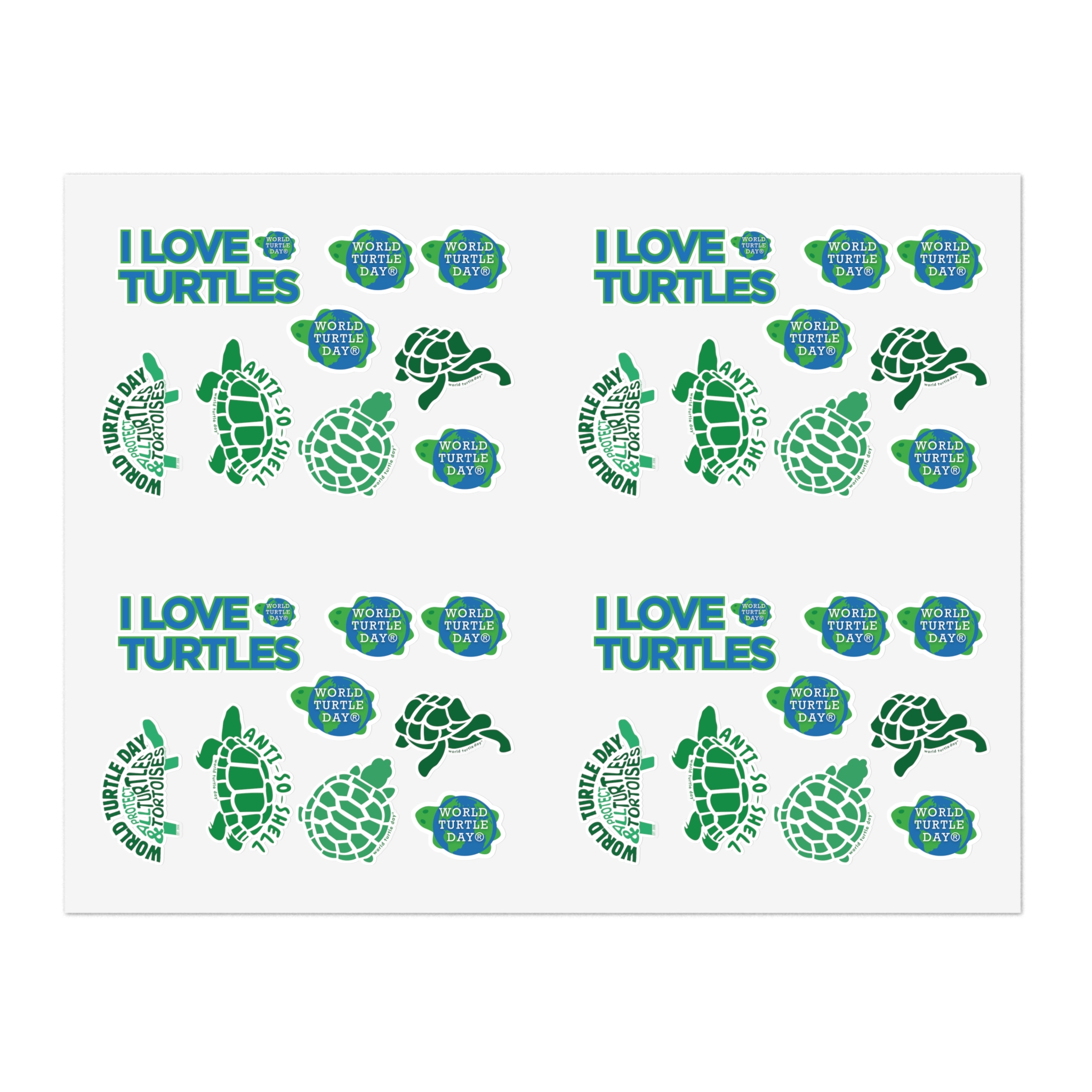 I Love Turtles Sticker Sheet - Image 10