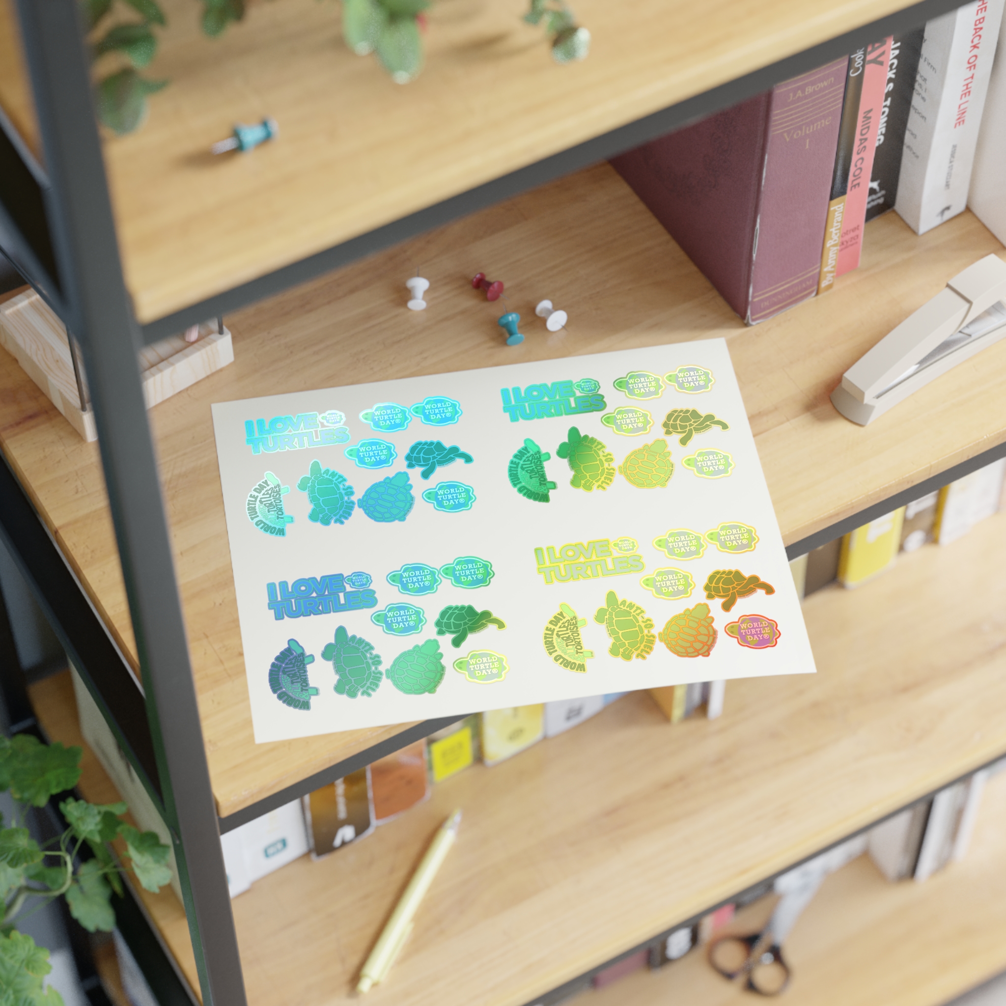 I Love Turtles Sticker Sheet - Image 5