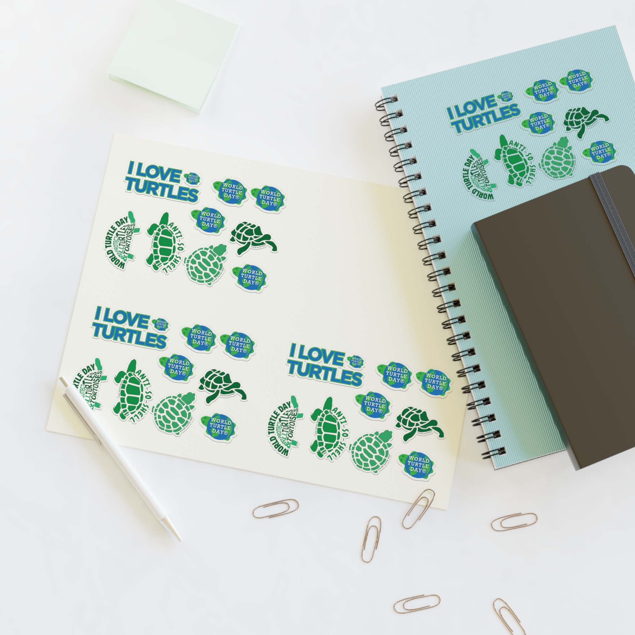 I Love Turtles Sticker Sheet - Image 17