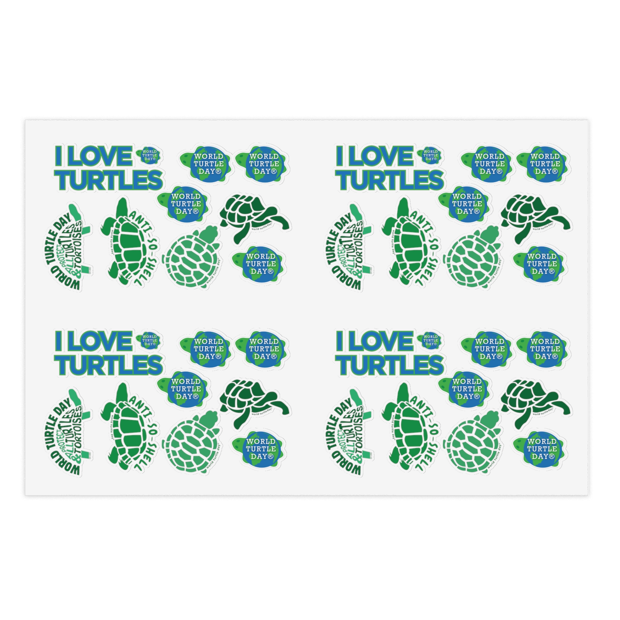 I Love Turtles Sticker Sheet - Image 9