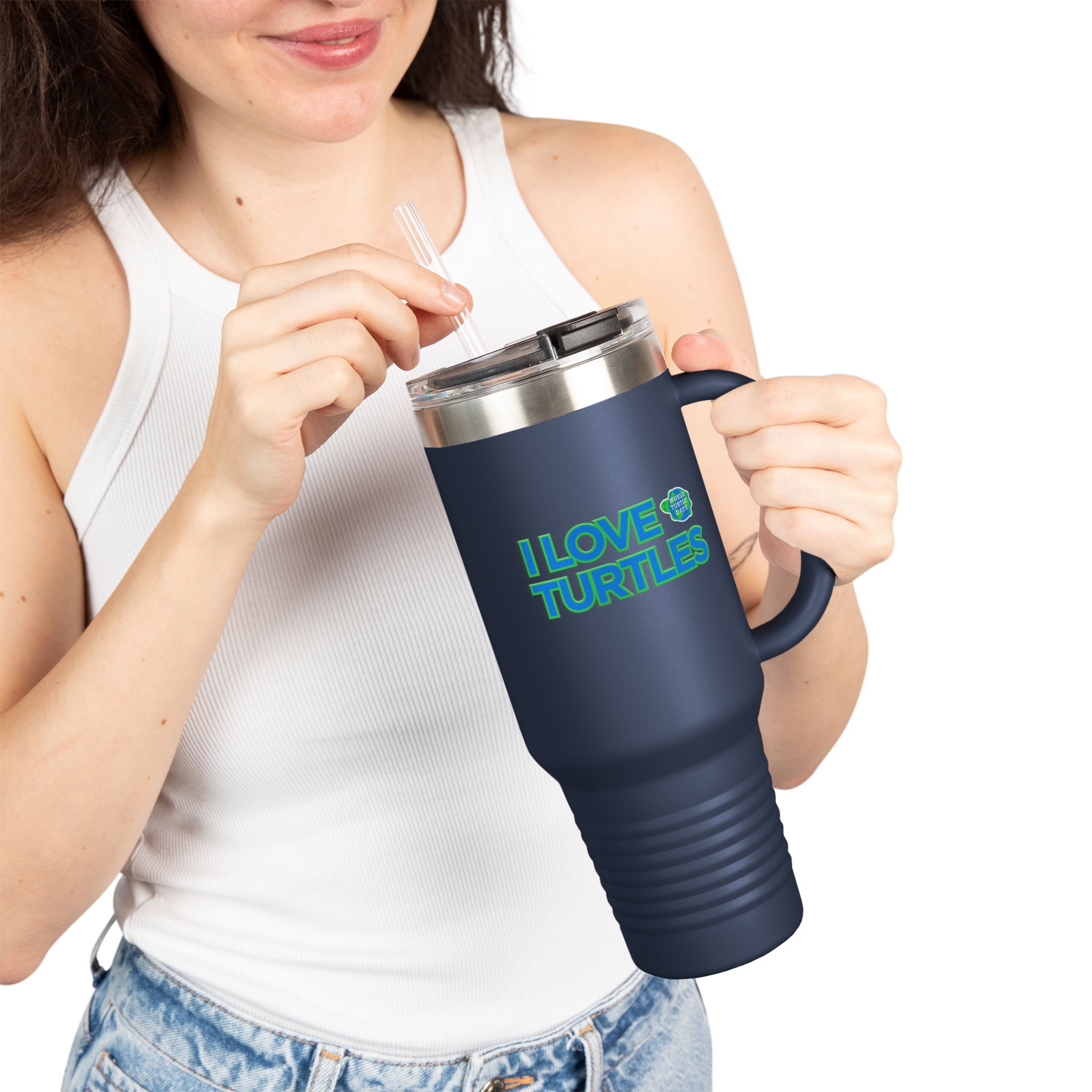 I Love Turtles 40oz Tumbler - Image 16