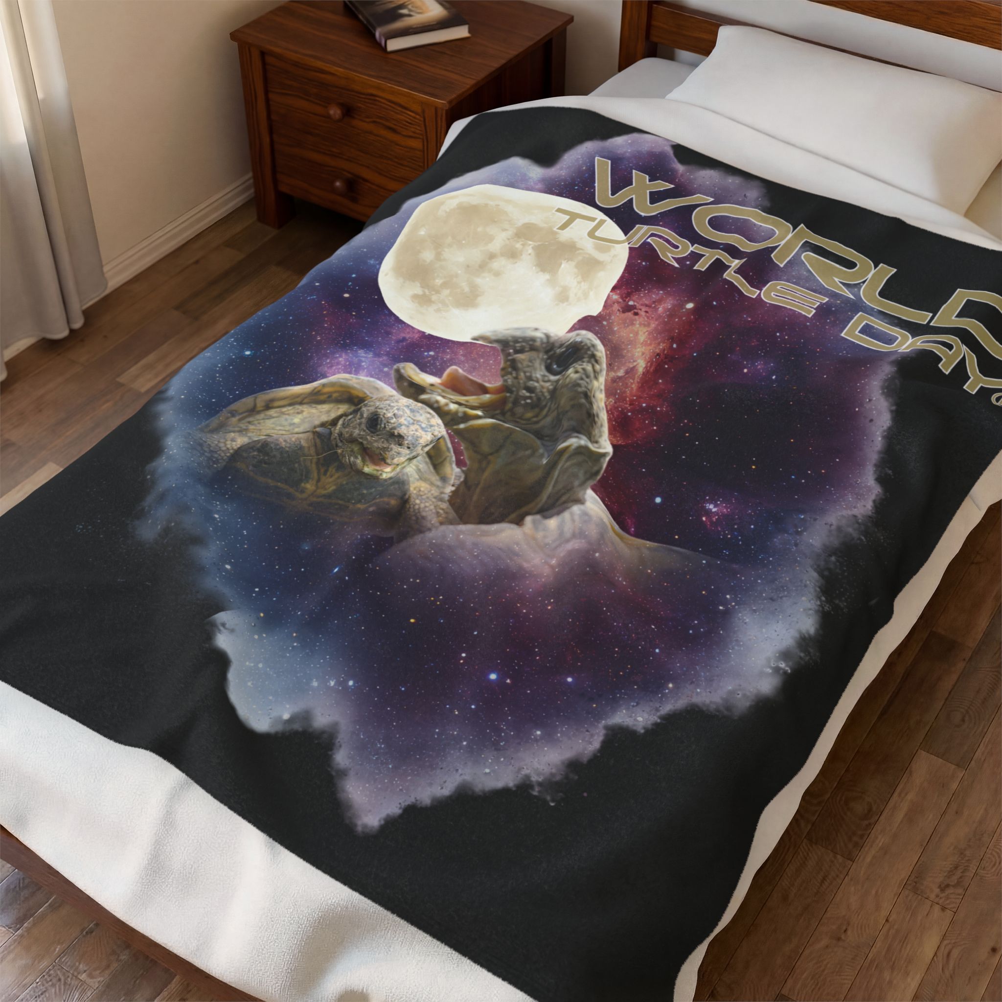 2 Evil Moon Plush 50"x60" Blanket