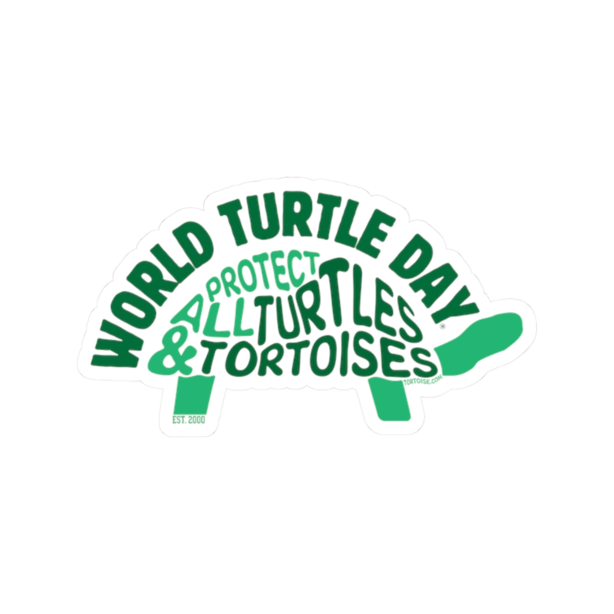 Protect All Turtles and Tortoises Sticker