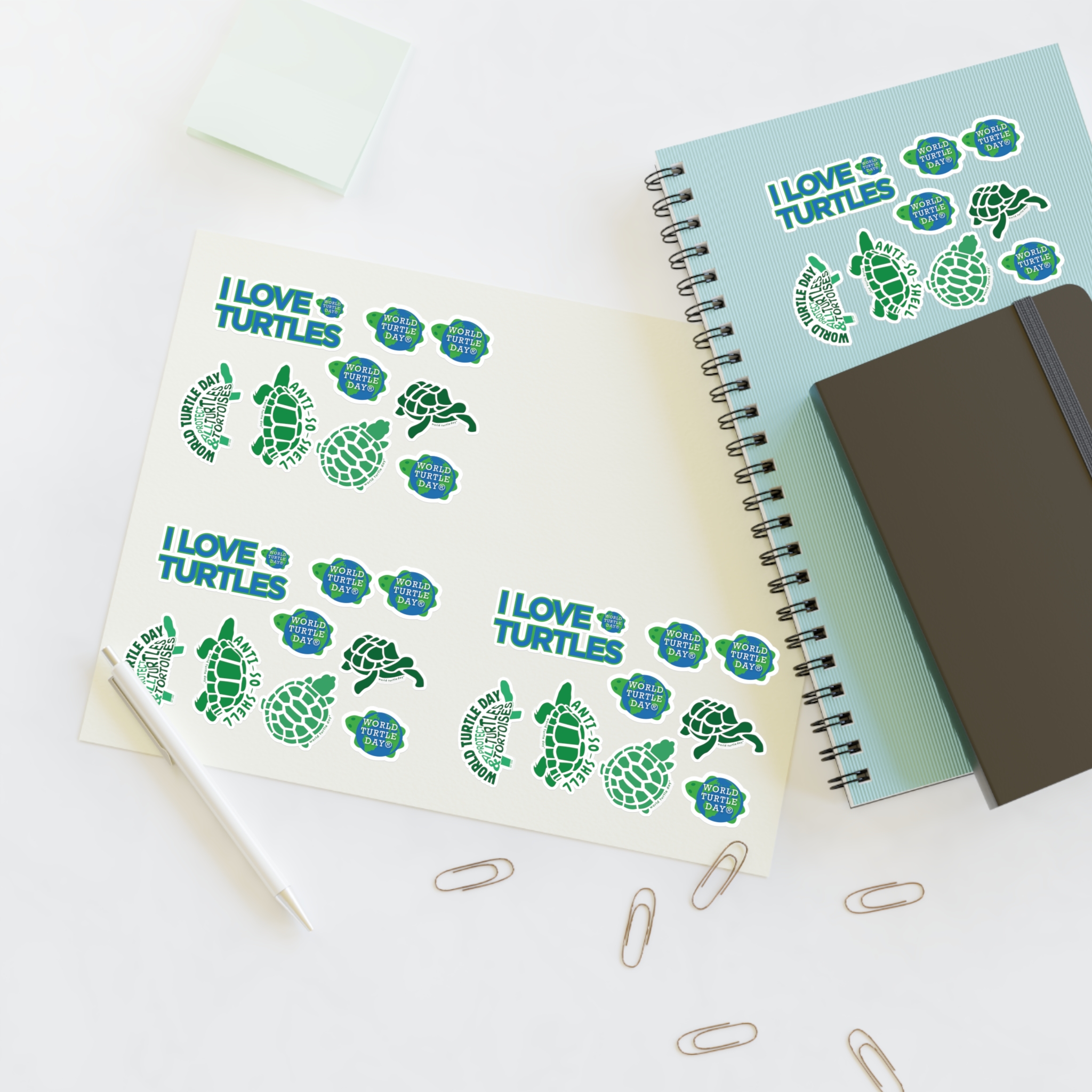 I Love Turtles Sticker Sheet - Image 13