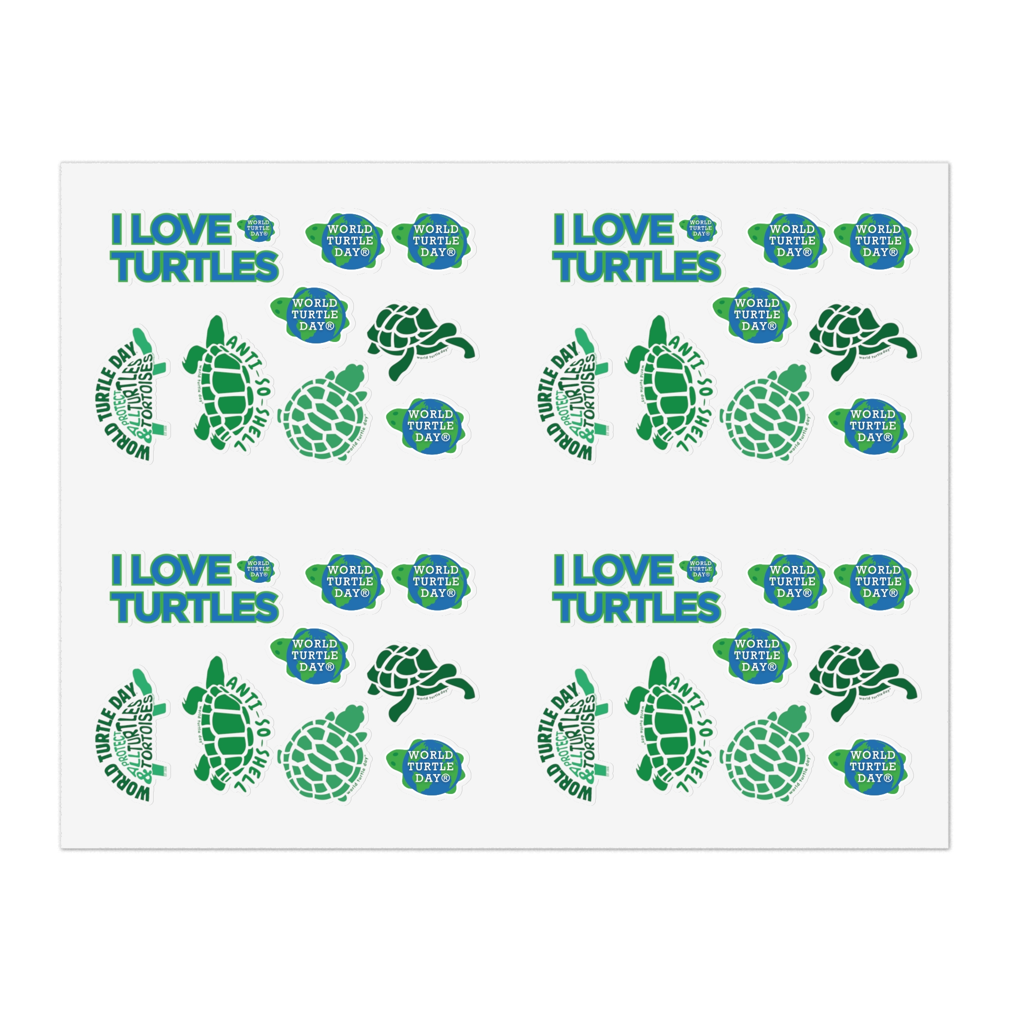 I Love Turtles Sticker Sheet - Image 14