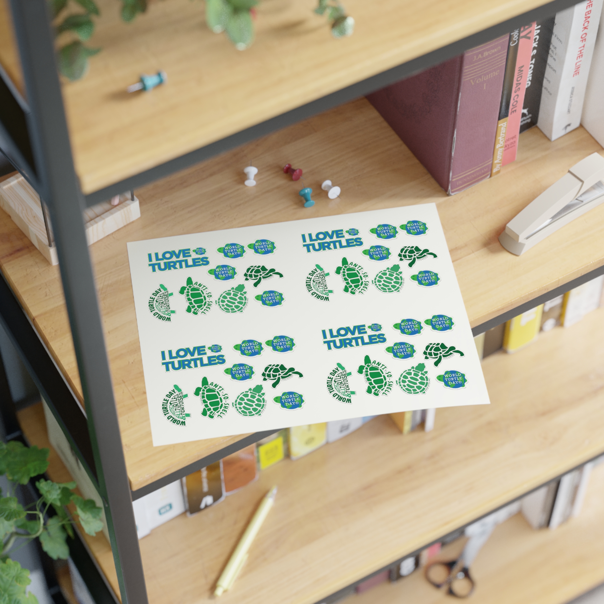 I Love Turtles Sticker Sheet - Image 15