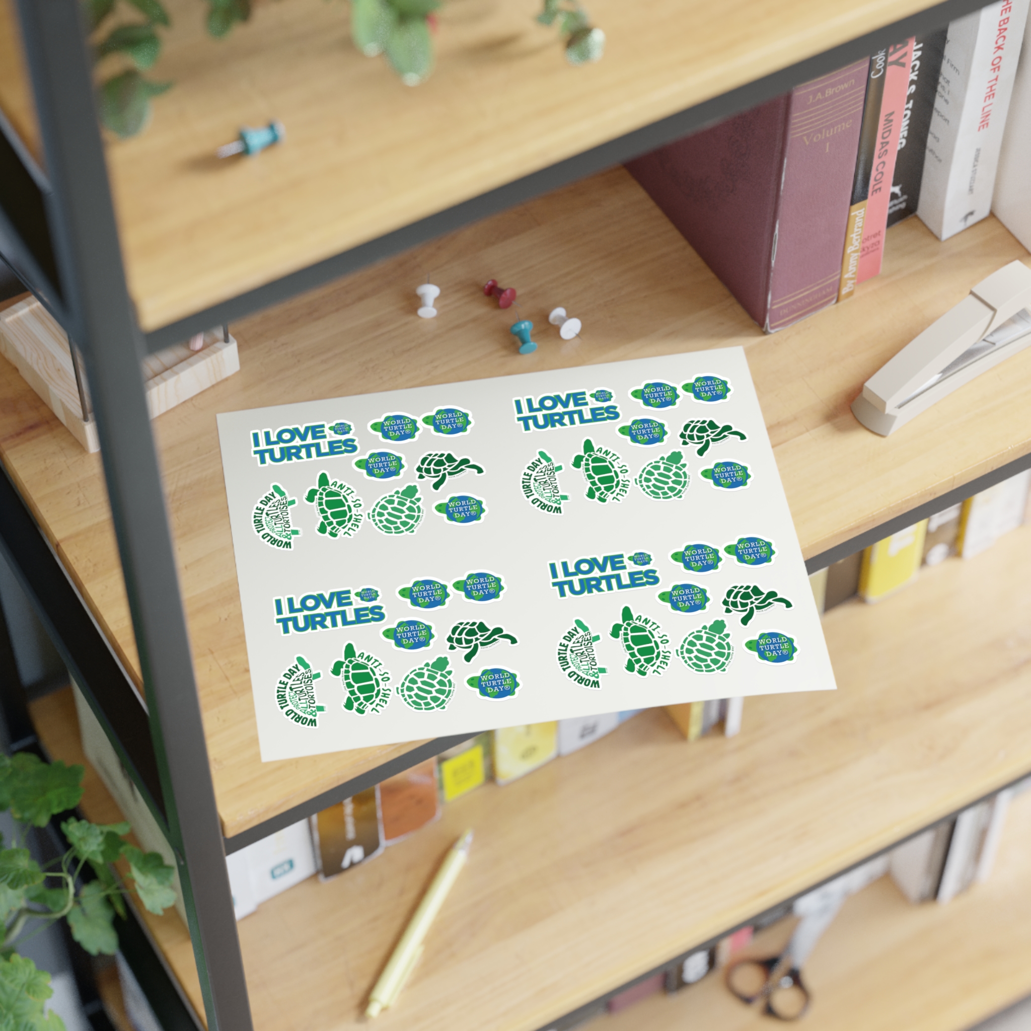 I Love Turtles Sticker Sheet - Image 11