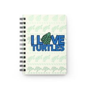 I Love Turtles Spiral Notebook