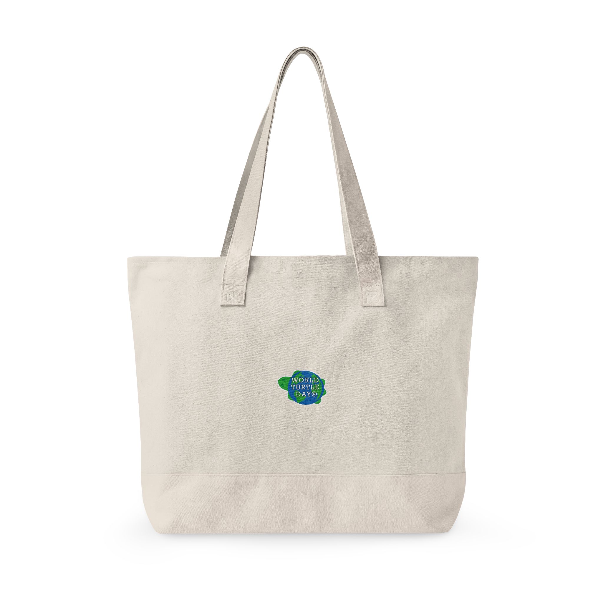 "Thank You for Protecting the Turtles" Canvas Everyday Tote - Image 2