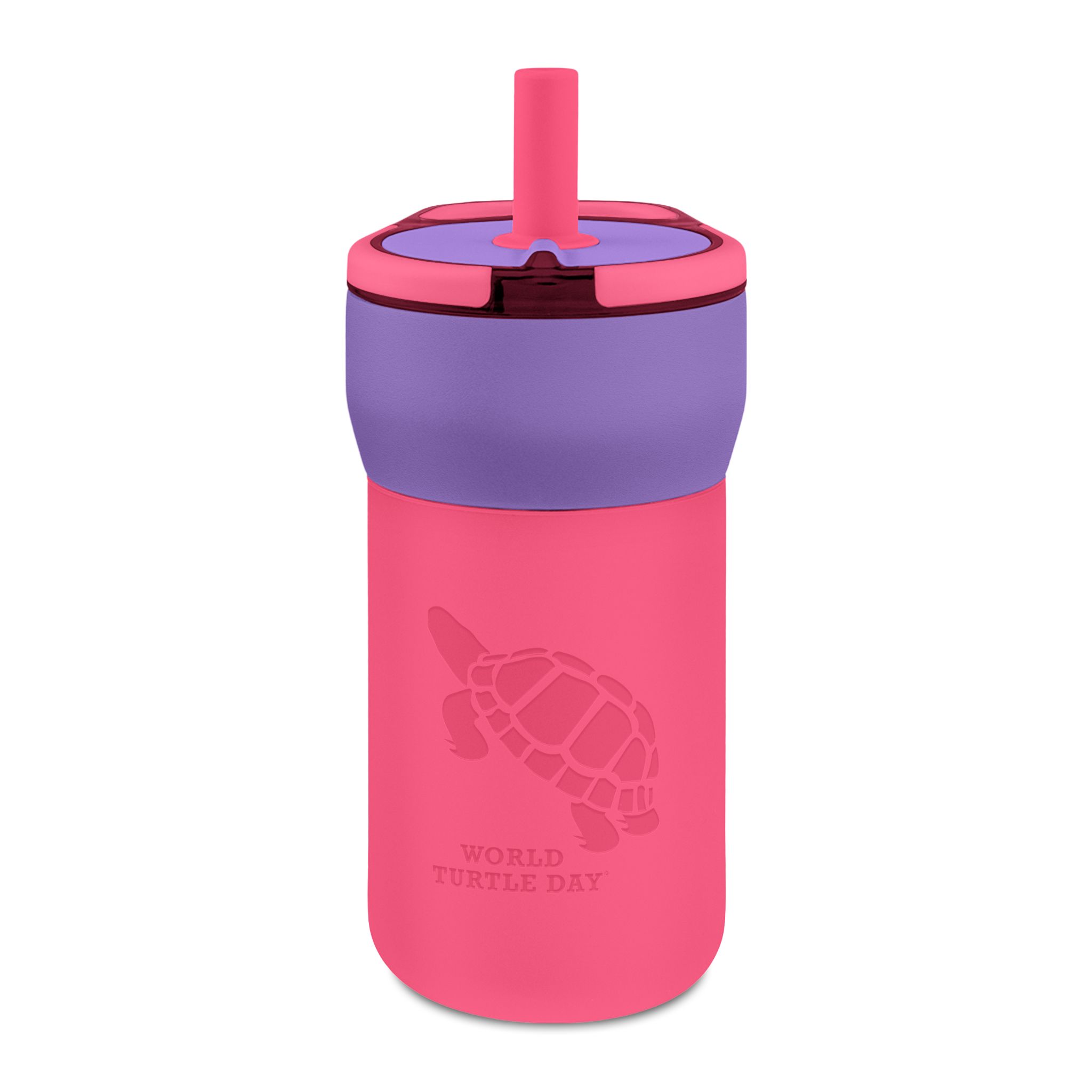 Kids World Turtle Day Leakproof Straw Tumbler, 12 oz - Image 3