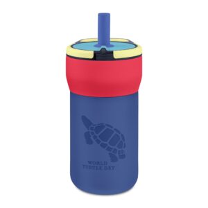 Kids World Turtle Day Leakproof Straw Tumbler, 12 oz