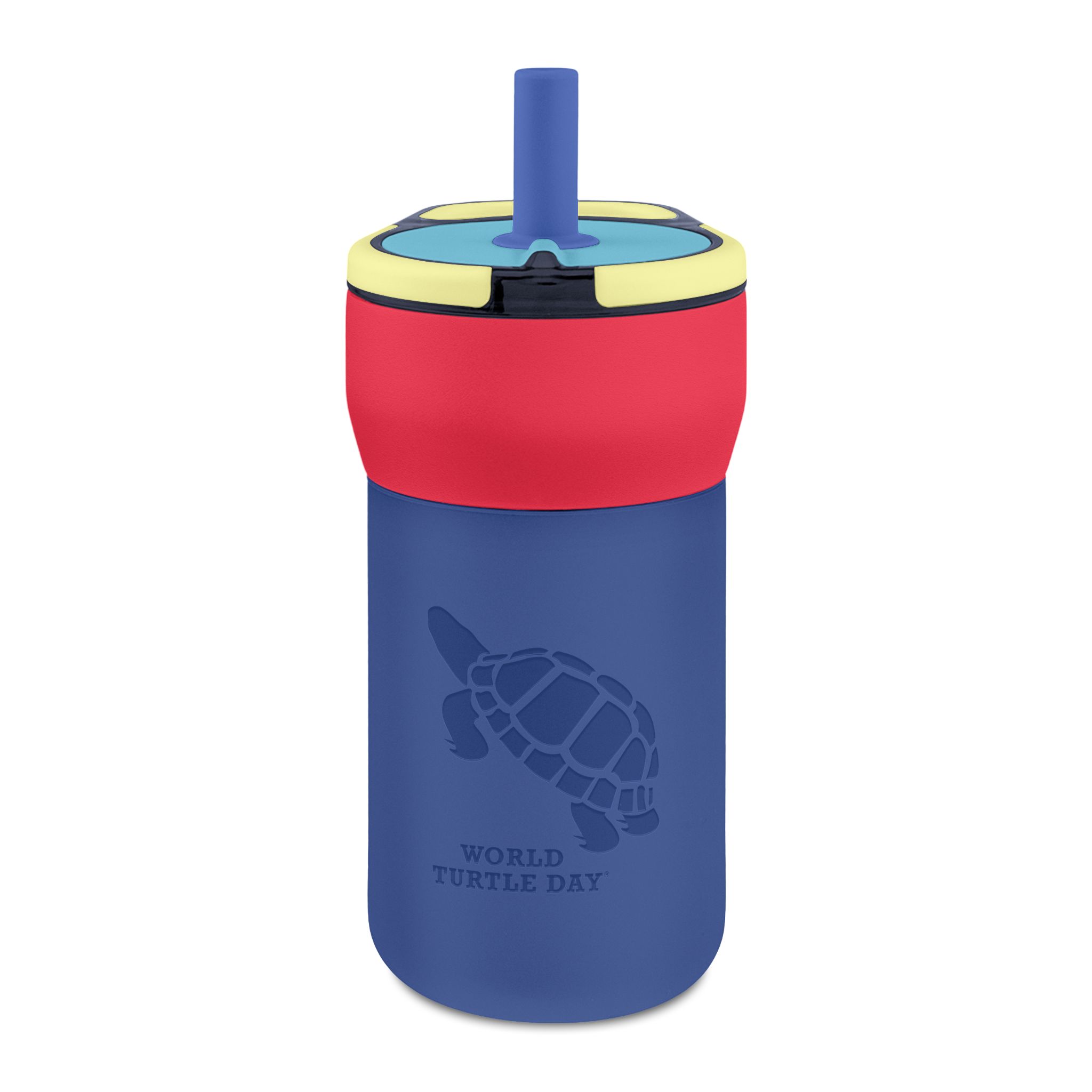 Kids World Turtle Day Leakproof Straw Tumbler, 12 oz